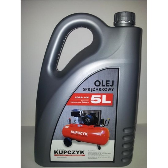 Olej do kompresorów sprężarek tłokowych 5 litrów LDAA-100-5L