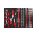 Szafka narzędziowa z 7 szufladami z wyposażeniem (319 elementów)