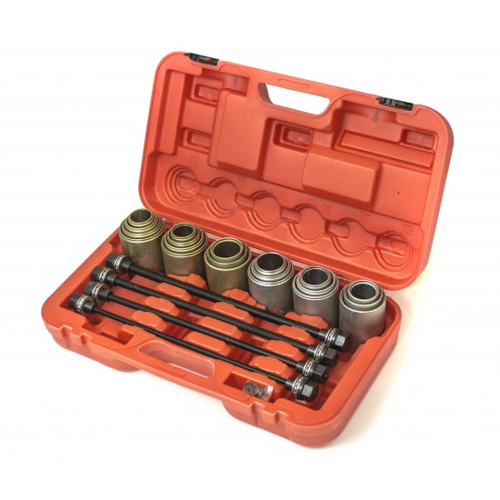 Zestaw tulei do wyciskania łożysk Uniwersalny zestaw do demontażu / wyciskania łożysk i sworznii sworzni KB07007