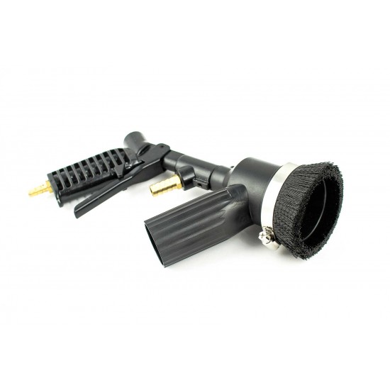 Pistolet ze szczotką do piaskarki 105L z odkurzaczem PI-2