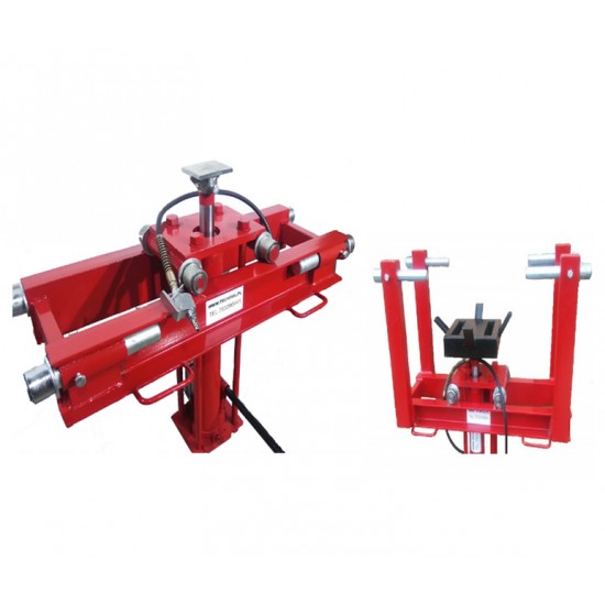 Podnośnik kanałowy 12 t pneumatyczno /hydrauliczny + przystawka do skrzyń