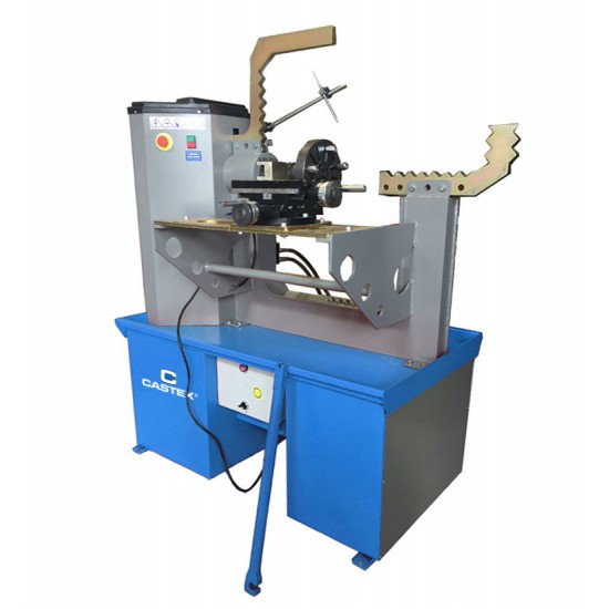Straightening machine for steel and aluminum rims with 10-24 "lathe from PCAS-1001