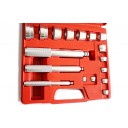 Discs for mounting bearings, aluminum - 17 elements KB09022