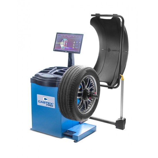 Wyważarka automatyczna 24", trzy pomiary, laser, duży wyświetlacz LED CASB98MWAB-PRO