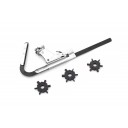 Piston ring groove cleaning tool set 7 pcs.