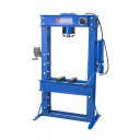 Prasa warsztatowa hydrauliczno-pneumatyczna 50T, manometr, z podwojną pompą T61250Pb