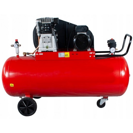 PISTON COMPRESSOR 200L, 230V  KK 495/200M