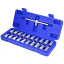 21pc Oil Drain Sump Plug Socket Key Tool Set Gearbox 3/8" Dr Wrench, KB10131