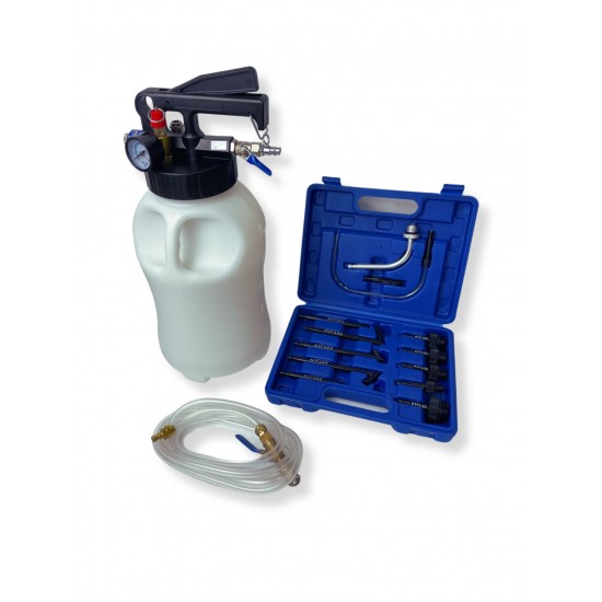 6L Pneumatic Air ATF Oil Liquid Extractor Dispenser Refill Pump with Adapter KB03024