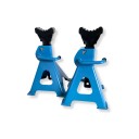 2 pcs. 3T Jack Stand, trestles, workshop stands, supports with security locks, PINs rubber, T51203