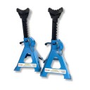 2 pcs. 3T Jack Stand, trestles, workshop stands, supports with security locks, PINs rubber, T51203
