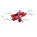 Podnośnik kanałowy 12 t hydrauliczno/pneumatyczny prosty