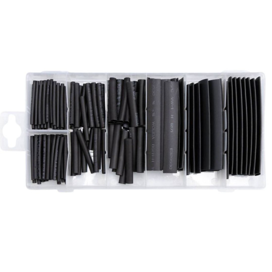 Koszulki termokurczliwe, mix rozmiarów 127 szt, KB01009