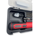 Wkrętak akumulatorowy 1/4" zestaw 27el, KB01067