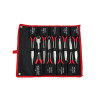 Long Flat Nose and Spark Plug Connector Pliers Set , extra long 9pcs KB01069