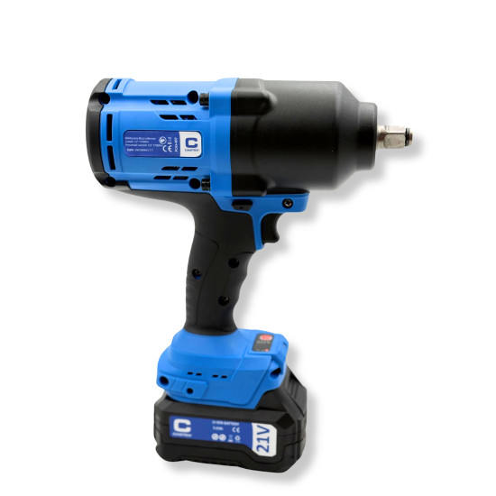 Cordless impact wrench 1700Nm, 2 batteries 4.0AH, fast power supply, 3 sockets, PCAS-007