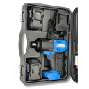 Cordless impact wrench 1700Nm, 2 batteries 4.0AH, fast power supply, 3 sockets, PCAS-007