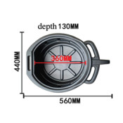 Oil drain pan with spout 15L KBA5051