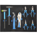 7-drawer tool trolley with 290 items KBTC290F