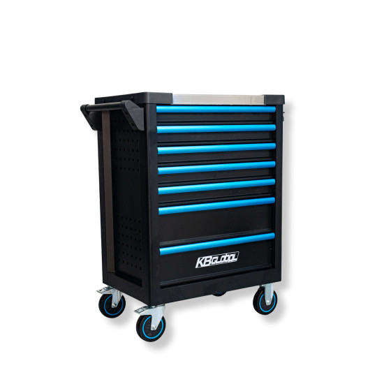 7-drawer tool trolley with 290 items KBTC290F