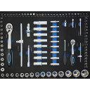 Wózek narzędziowy 7-szufladowy z 290 elementami KBTC290F