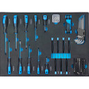 7-drawer tool trolley with 290 items KBTC290F