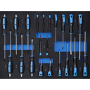 12-drawer tool trolley with 471 items KBTC471F