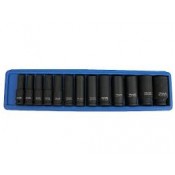 Impact sockets 1/2 "10-30mm long 13 elements ADMA35105.D