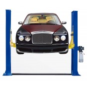 Two post semi-automatic lift with centrally released mechanical safety lock QJY 4.0-D7